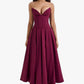 Alida - Strapless Midi Jurk