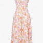 Klarine - Bloemen Midi Jurk