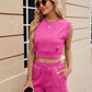 Stijlvolle Effen Kleur Mouwloze Golf Suit