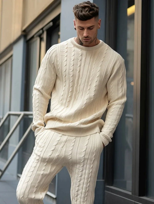Comfort Duo: Heren Sweater & Broek Set