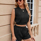 Stijlvolle Effen Kleur Mouwloze Golf Suit
