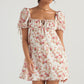 Nika - Bloemen Mini Jurk