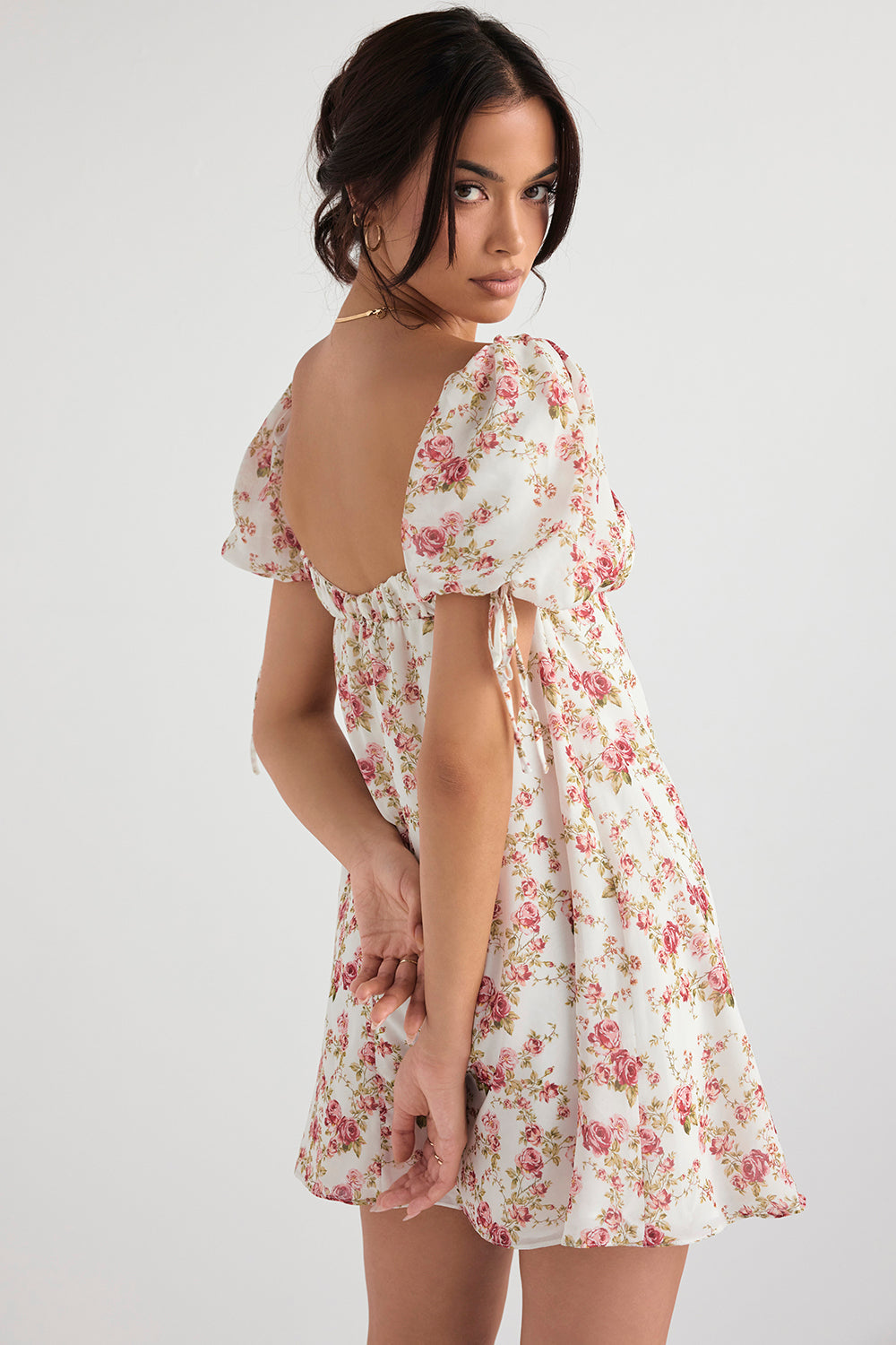 Nika - Bloemen Mini Jurk