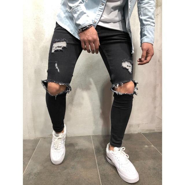 Blauwe Gescheurde Jeans - Jack