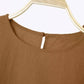 Beige Linnen Tweedelige Set - Lara