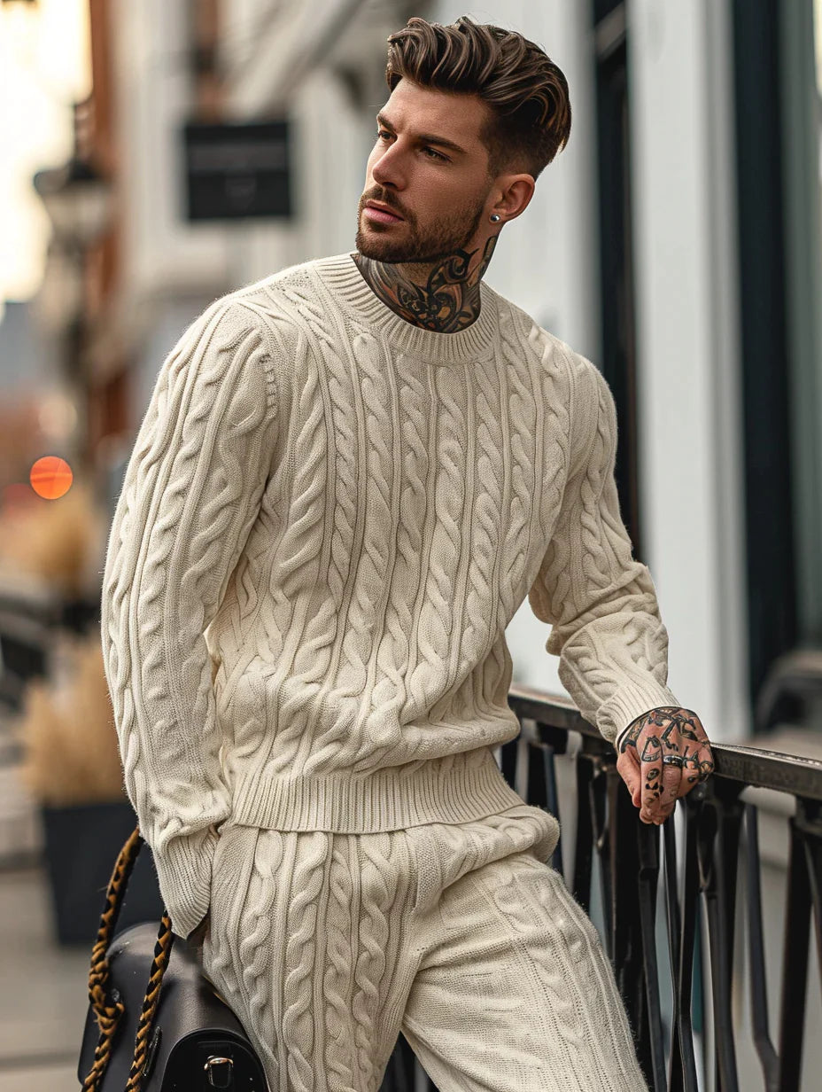 Comfort Duo: Heren Sweater & Broek Set