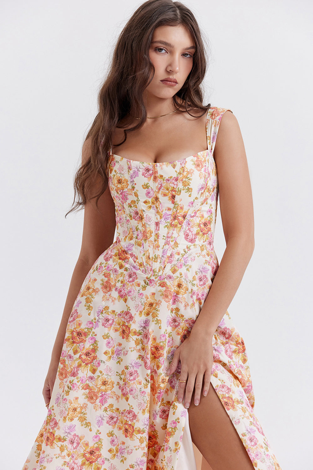 Brechtje - Bloemen Midi Zonnejurk
