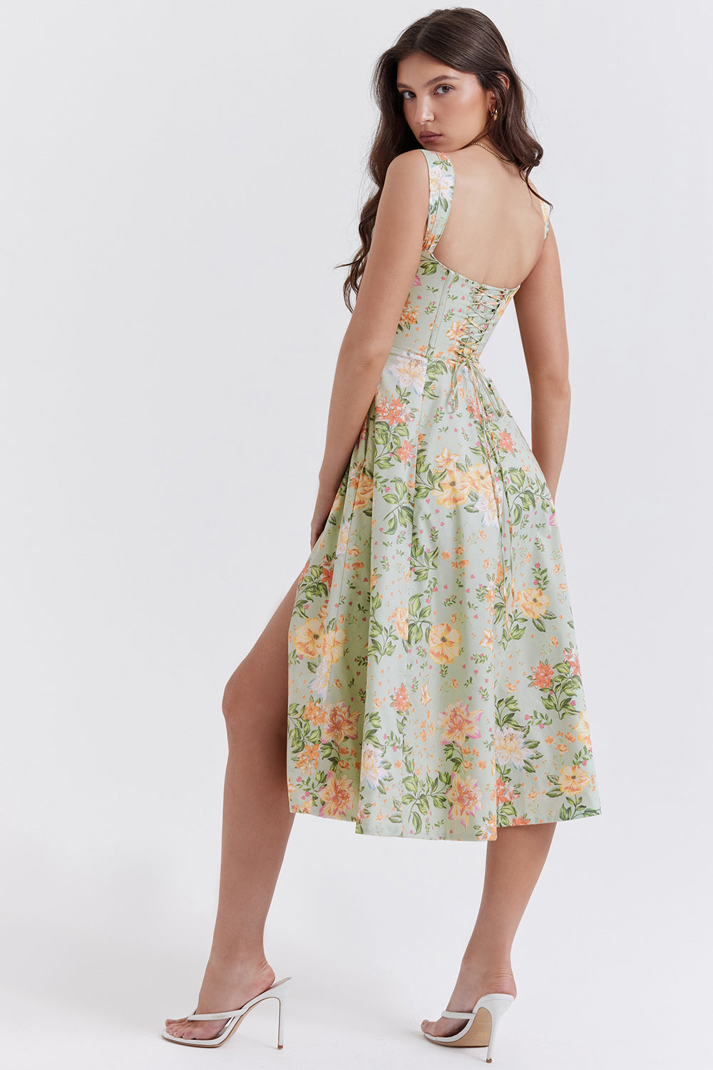 Brechtje - Bloemen Midi Zonnejurk