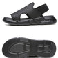 Ava - Zwarte Luchtige Comfortsandalen