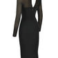 Tessa - Korset Midi Jurk