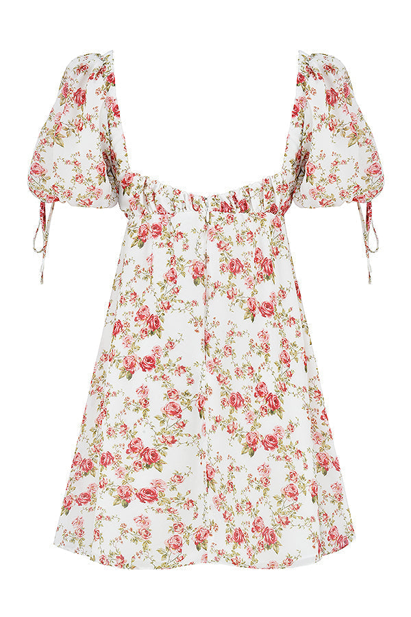 Nika - Bloemen Mini Jurk