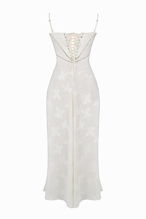 Charis - Kanten Maxi Jurk