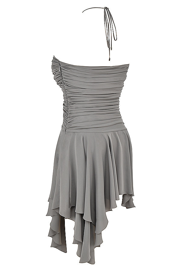 Lenneke - Asymmetrische Mini Jurk