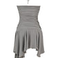 Lenneke - Asymmetrische Mini Jurk