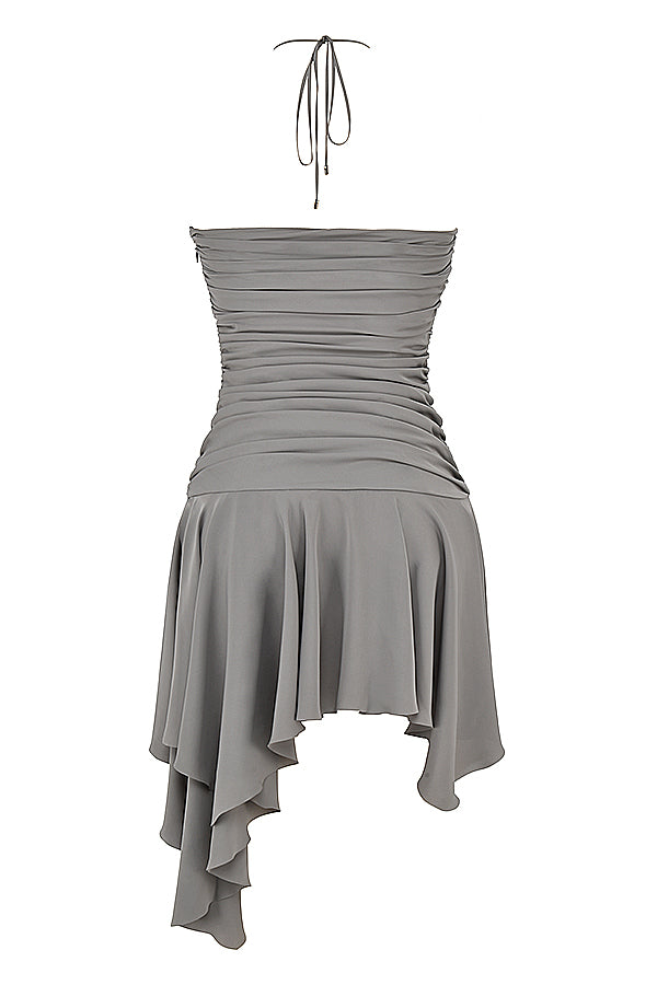Lenneke - Asymmetrische Mini Jurk