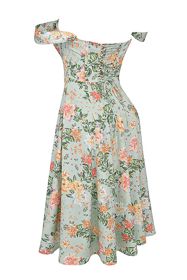 Brechtje - Bloemen Midi Zonnejurk