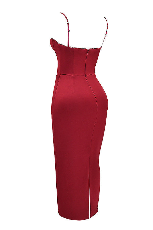 Frederique - Korset Maxi Jurk