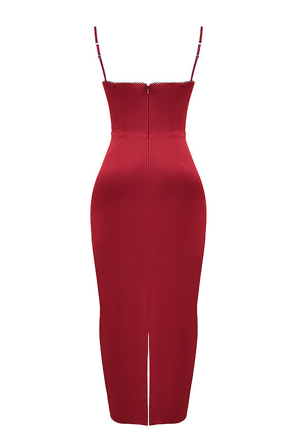 Frederique - Korset Maxi Jurk