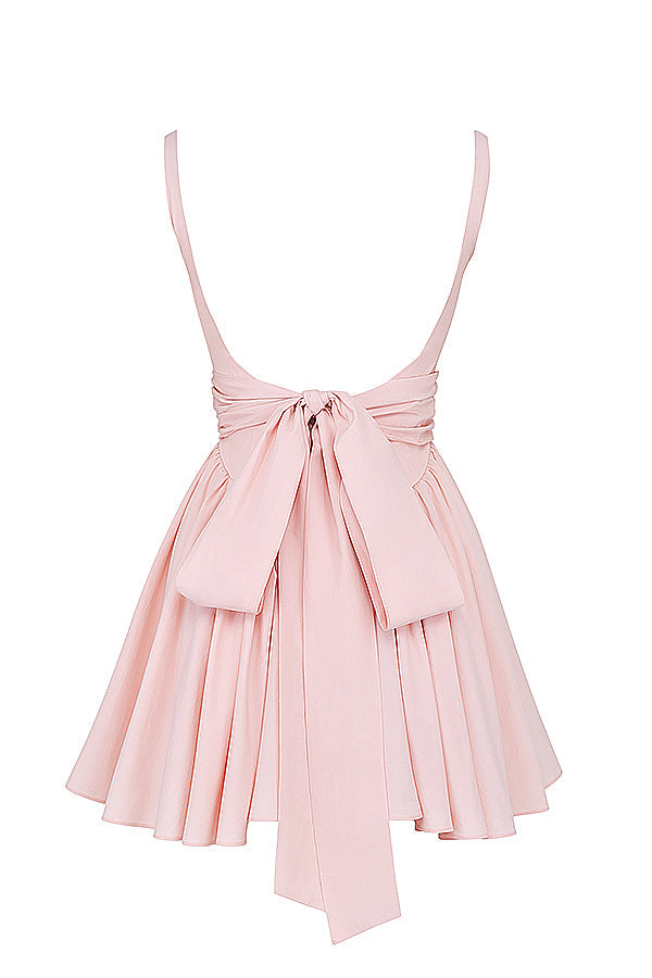 Annigje - Mini-jurk Met Strik