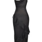 Milou - Ruches Maxi Jurk