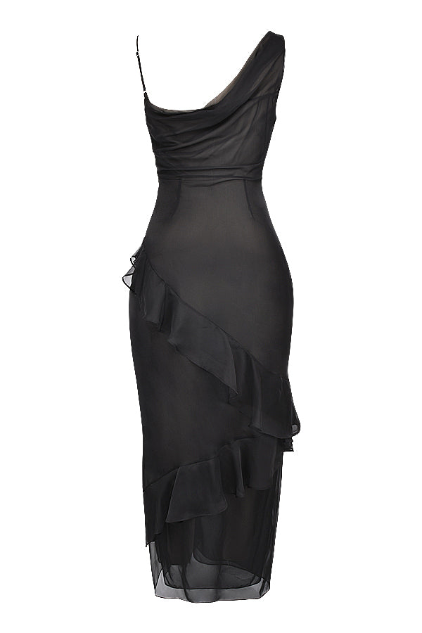 Milou - Ruches Maxi Jurk
