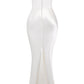 Nelia - Elegante Strapless Jurk