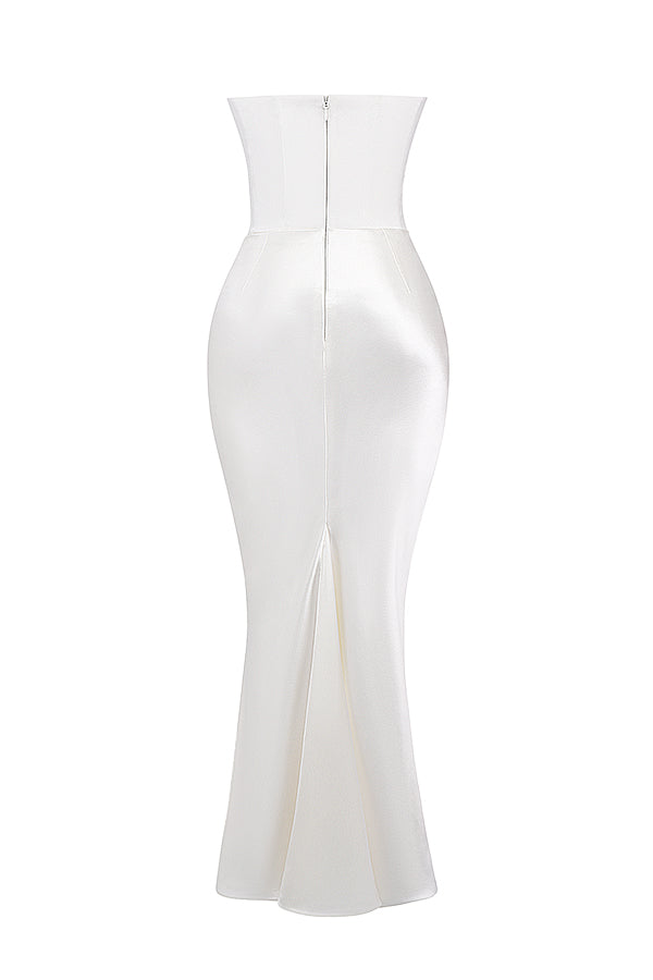 Nelia - Elegante Strapless Jurk