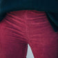 Zwarte Fluwelen Broek - Lina