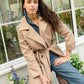 Stijlvolle Lange Trenchcoat - Perfecte Pasvorm & Elegant Lang