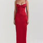 Frederique - Korset Maxi Jurk