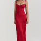 Frederique - Korset Maxi Jurk
