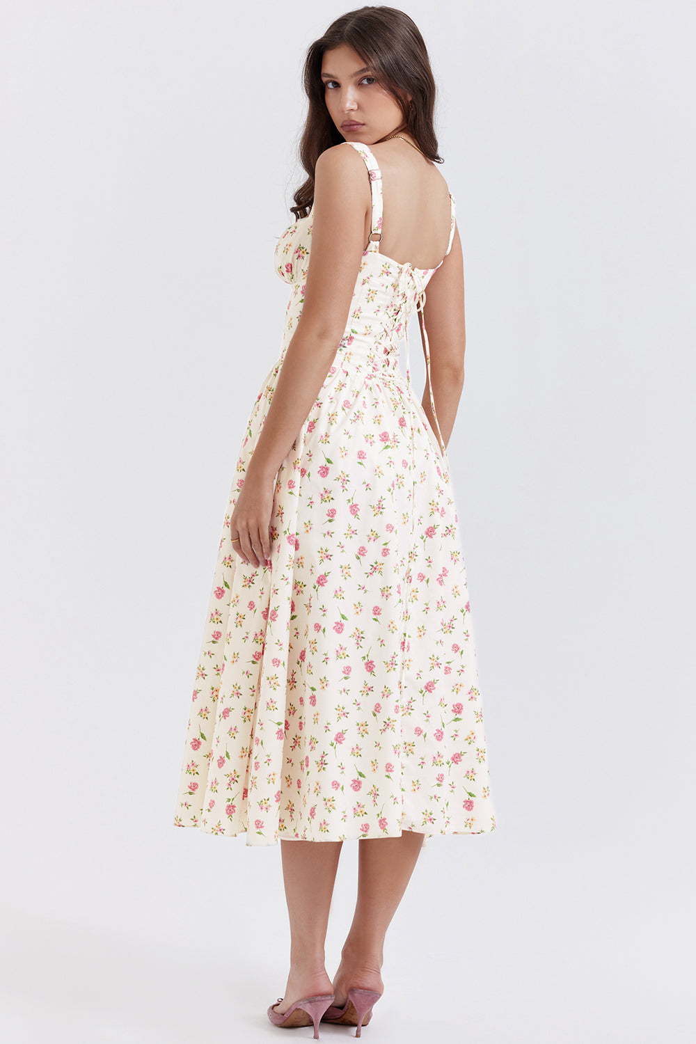 Brechtje - Bloemen Midi Zonnejurk