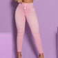 Zip-High Skinny: Verhoog je Stijl met Comfortabele High-Waisted Jeans!