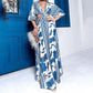 Brechtjy - Open Taille Maxi-jurk