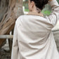 Elegante Clementine: Zachte Jas met Fluwelen Kraag en Chique Knoopsgat