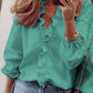 Chique V-hals Blouse met Ruches
