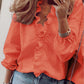 Chique V-hals Blouse met Ruches